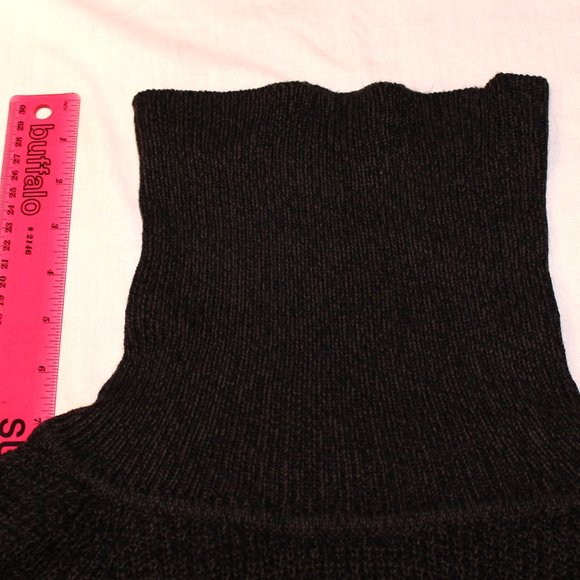Cloth long black/dark gray turtleneck - Picture 7 of 7